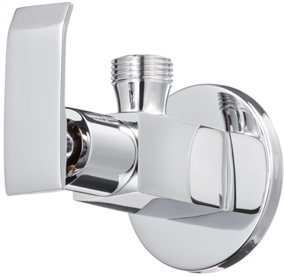 Angular Stop Cock With Wall Flange