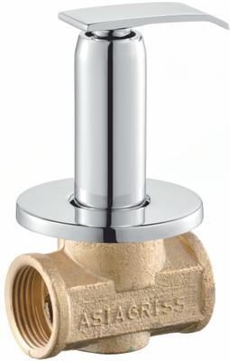 Flush Cock With Adjustable Wall Flange (25mm)