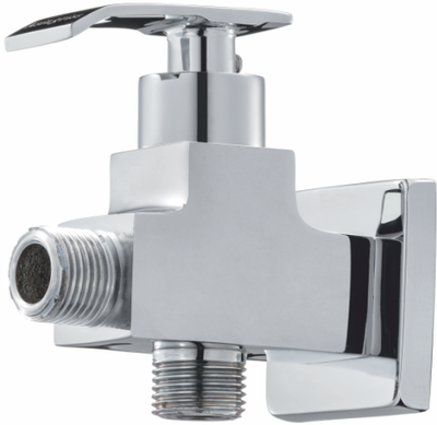 Way Angular Stop Cock With Wall Flange