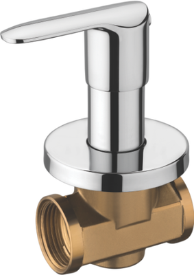 Flush Cock With Adjustable Wall Flange (25mm)