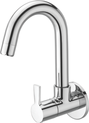 Sink Cock with swinging spout (W.M.)