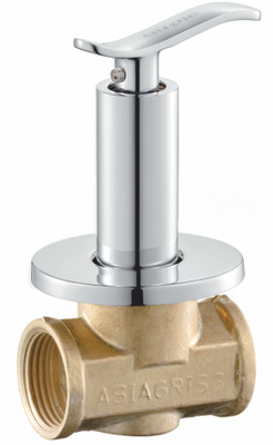 Flush Cock With Adjustable Wall Flange (25mm)