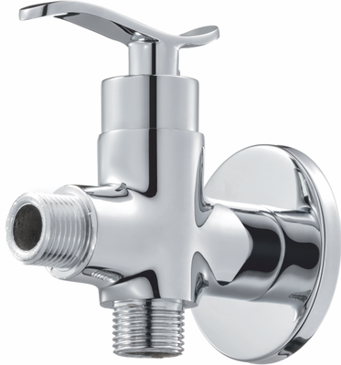 Way Angular Stop Cock With Wall Flange