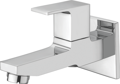 Long Body Bib Cock With Wall Flange