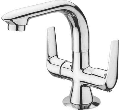Center Hole Basin Mixture Regular Spout With 450mm Hose