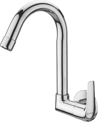 Sink Cock With Swinging S.S. Spout (W.M.)