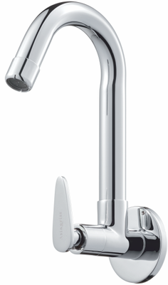 Sink Cock With Swinging Spout (W.M.)