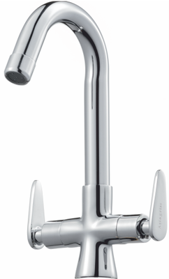 Centre Hole Basin Mixture Regular Spout with 450mm Hose