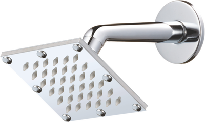 Brass Sandwich Overhead Shower 4”x4”