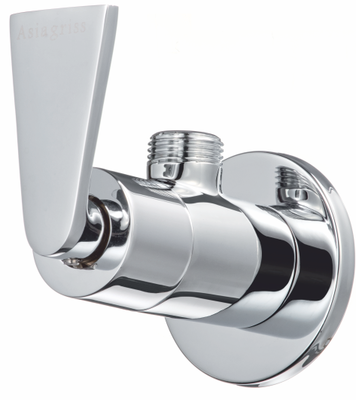Angular Stop Cock With Wall Flange