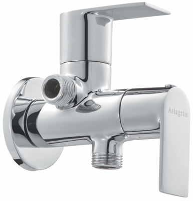 Way Angular Stop Cock With Wall Flange