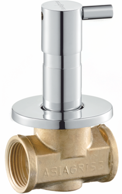 Flush Cock With Adjustable Wall Flange (25mm)